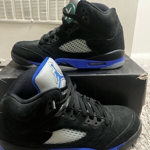 Nike Black and Blue Men's Sneakers